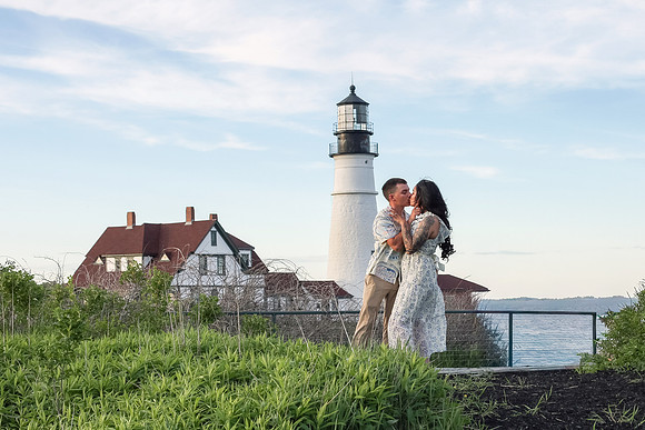 Ben and Sierra, Portland Head Light
