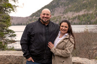 Hedi and Andrea, Jordon Pond, Acadia National Park