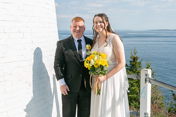 Lilly and Patrick, Owls Head, Maine