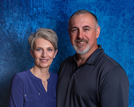 Eric and Jami in Blue