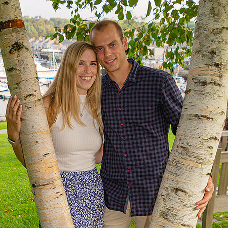 Peter and Amber, Camden Harbor
